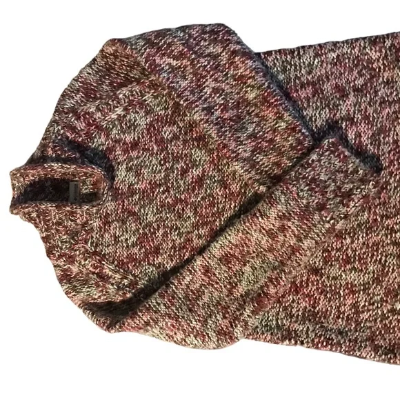 Columbia Multicolor Turtleneck Knitted Wool Blend Sweater Large - Picture 7 of 7